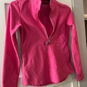 Calvin Klein Pink Quarter-Zip Pullover